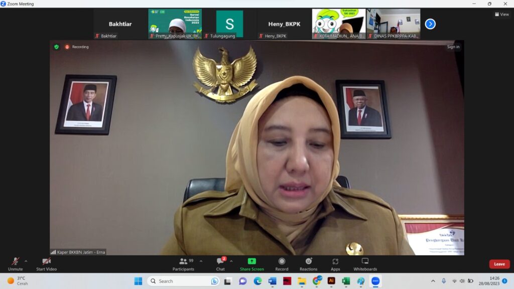 BKKBN Jawa Timur Adakan Rapat SKI 2023, Targetkan Prevalensi Stunting