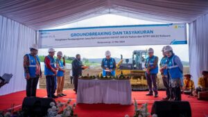 Ground breaking GISTET 500 kV dan GITET 500 kV Kalipuro