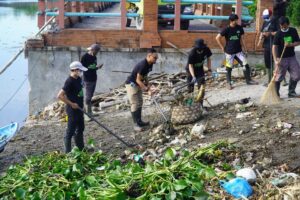 Bersih - Bersih Sungai Tukad Mati Patasari, Kec. Kuta, Kab. Badung, Bali
