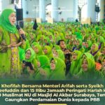 Khofifah dan Syeikh Al-Jailani Hadiri Harlah Muslimat NU, Serukan Perdamaian Dunia