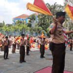 Bakti Pramuka Sukolilo, Rekor MURI Basuh Kaki Orang Tua di Unitomo
